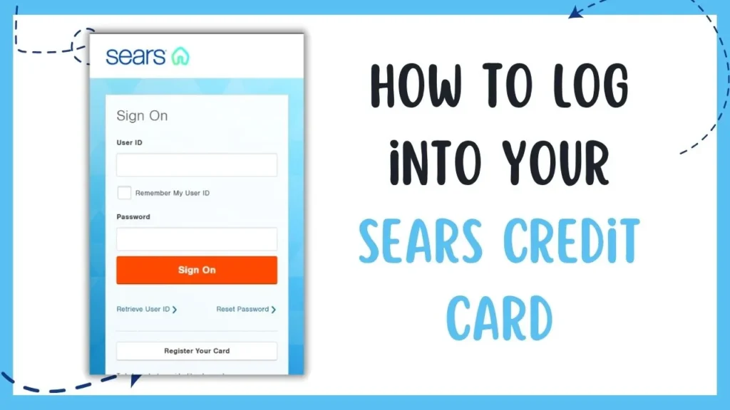 sears credit card login
